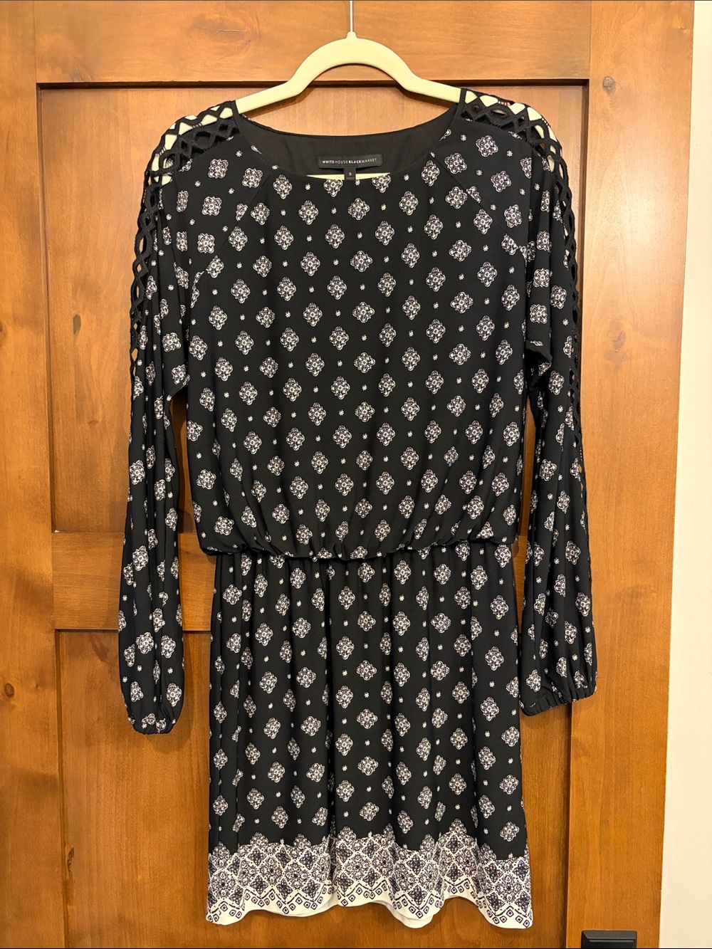 White House Black Market Long Sleeve Dress